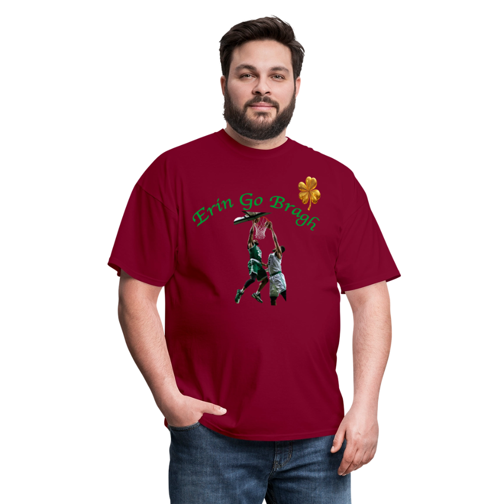 ERIN GO BRAGH BASKETBALL Unisex Classic T-Shirt - burgundy