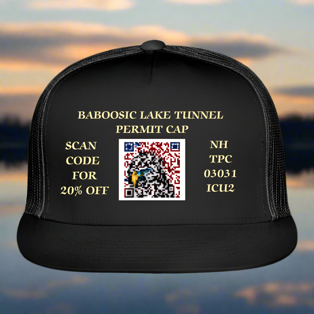 BABOOSIC LAKE TUNNEL PERMITS CAP - black/black