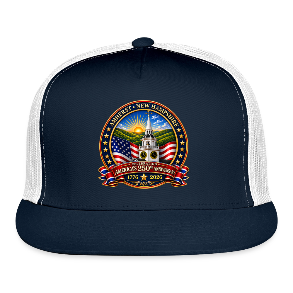 AMHERST AMERICA 250 Trucker Hat - navy/white
