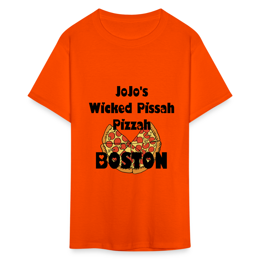 SIE CAPS JoJo's WICKED PASSAH PIZZAH BOSTON Classic T-Shirt - orange