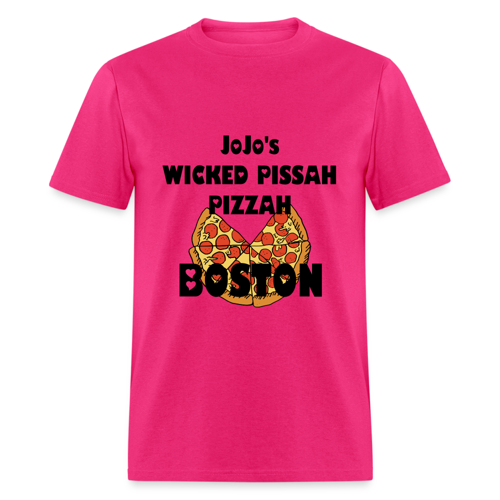 SIE CAPS JoJo's WICKED PISSAH PIZZAH BOSTON Unisex Classic T-Shirt - fuchsia