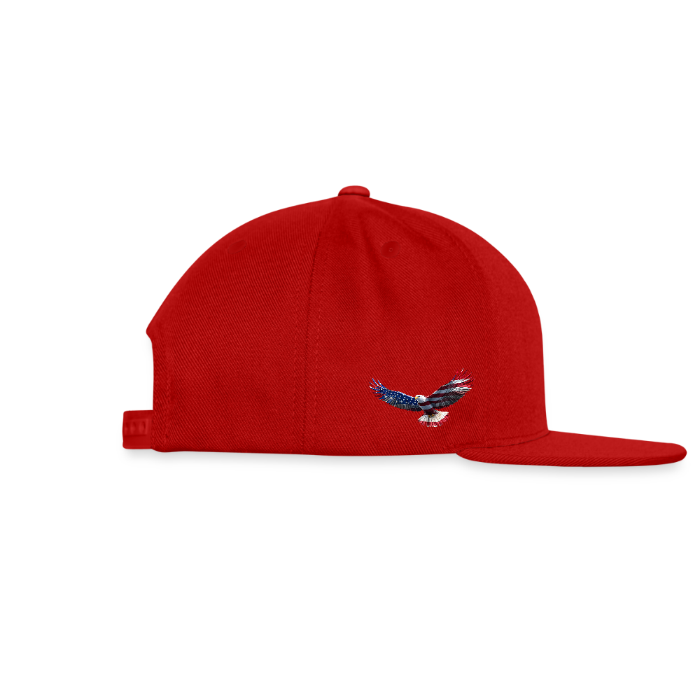 THE BOSTON / EAGLES Authentic Snapback Baseball Cap - red