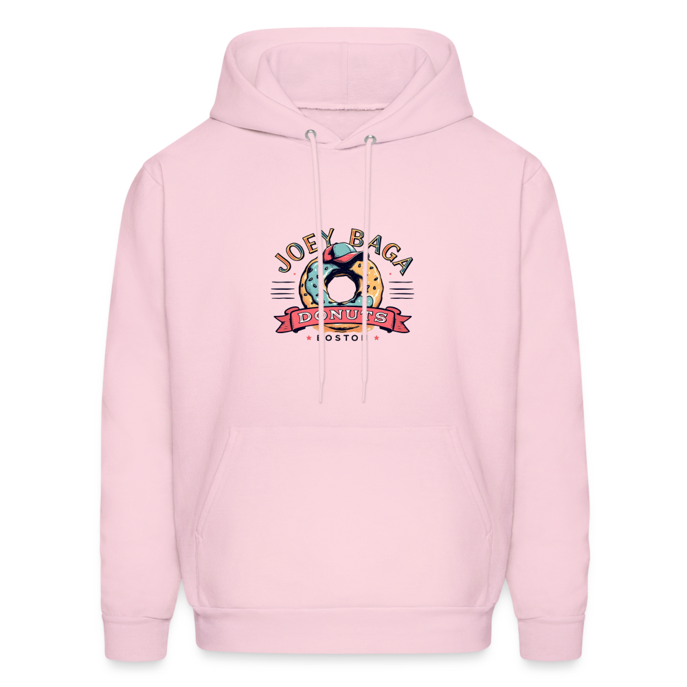 JOEY BAGA DONUTS BOSTON Men's Hoodie - pale pink