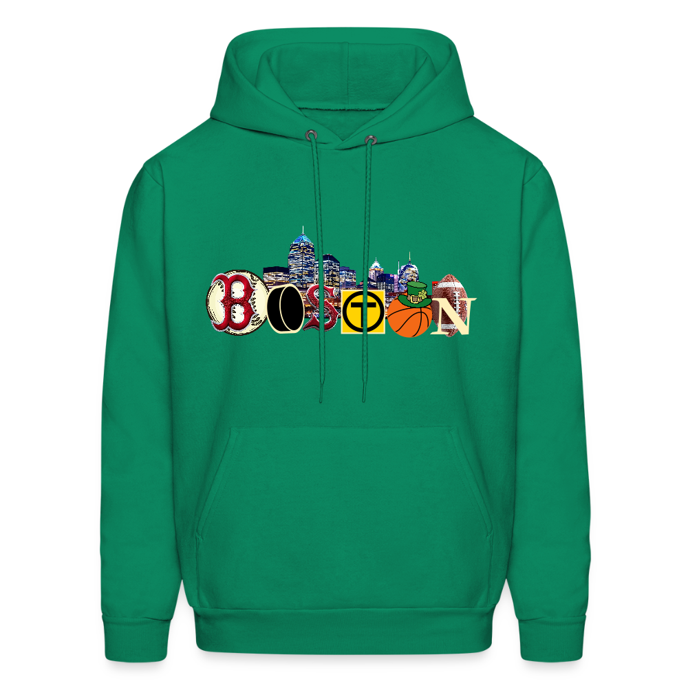 BOSTON SKYLINE Haines Men's Hoodie - kelly green