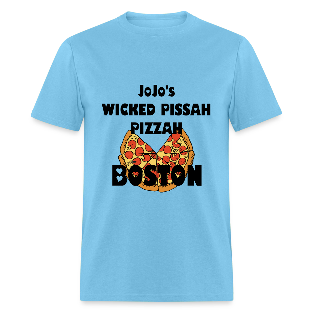 SIE CAPS JoJo's WICKED PISSAH PIZZAH BOSTON Unisex Classic T-Shirt - aquatic blue