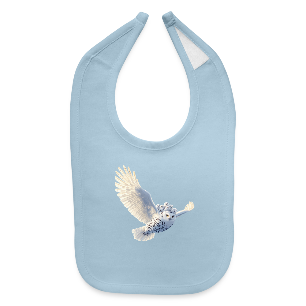 HOOTIE Baby Bib - light blue