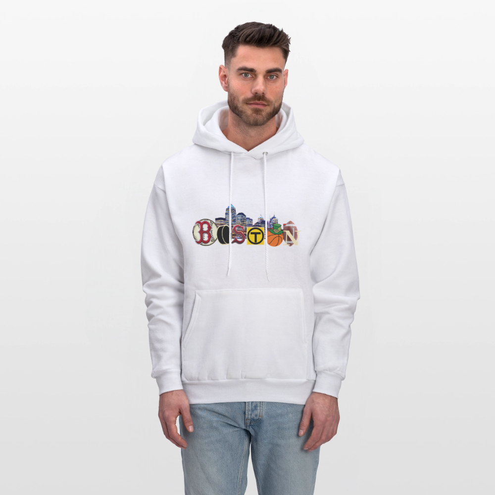 BOSTON SKYLINE Haines Men's Hoodie - white