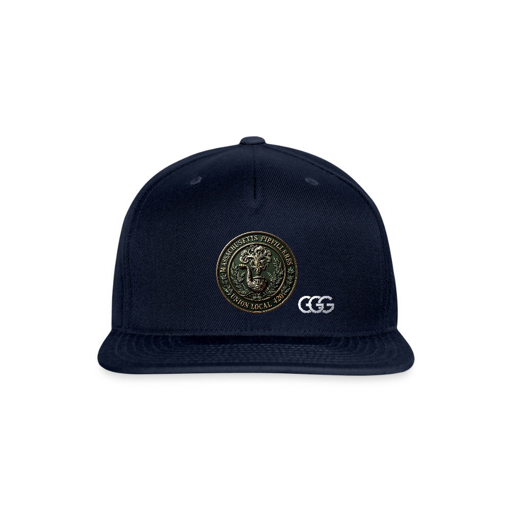 MASS PIEFILLERS UNION 420 Snapback Baseball Cap - navy