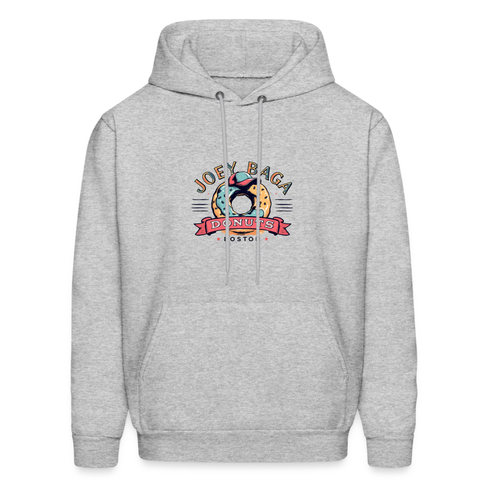 JOEY BAGA DONUTS BOSTON Men's Hoodie - heather gray