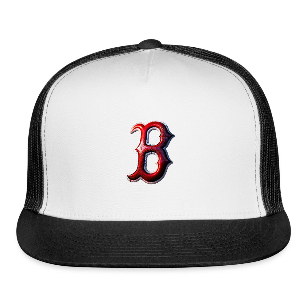 THE BIG B Trucker Hat - white/black