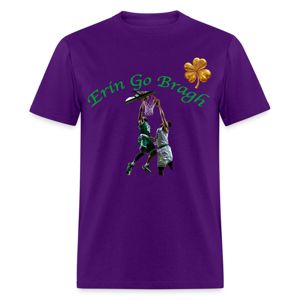 ERIN GO BRAGH BASKETBALL Unisex Classic T-Shirt - purple