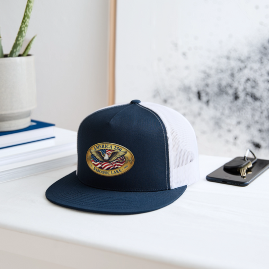 AMERICA 250 BABOOSIC LAKE Trucker Hat - navy/white