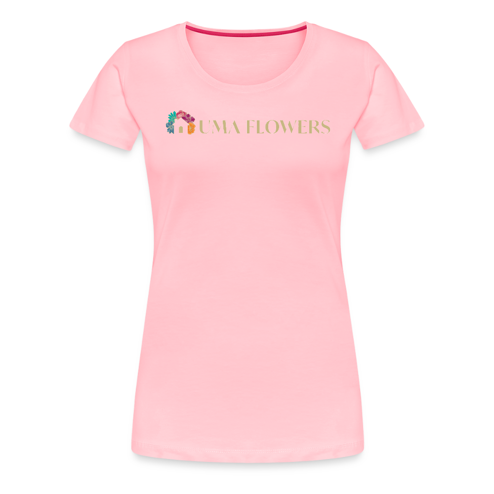 UMA FLOWERS Women’s Premium T-Shirt - pink