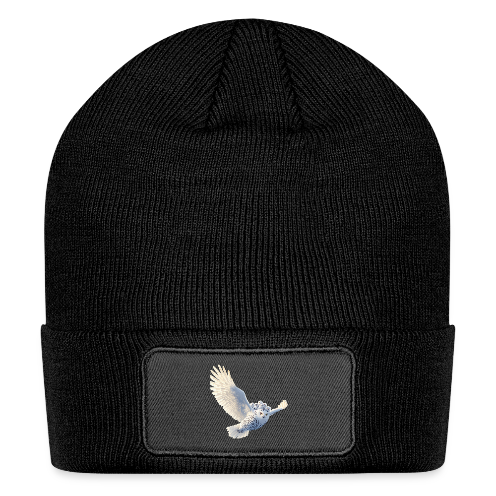 HOOTIE Patch Beanie - black