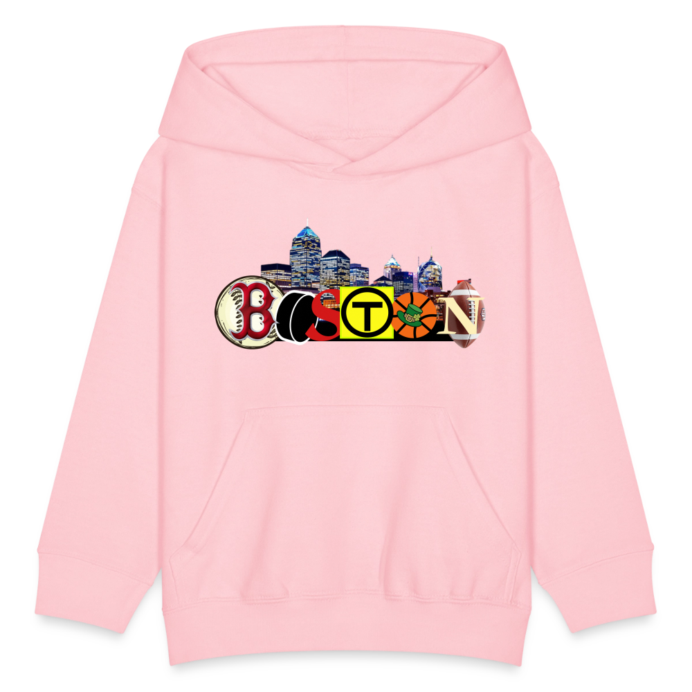 BOSTON SKYLINE Kids' Hoodie - pink