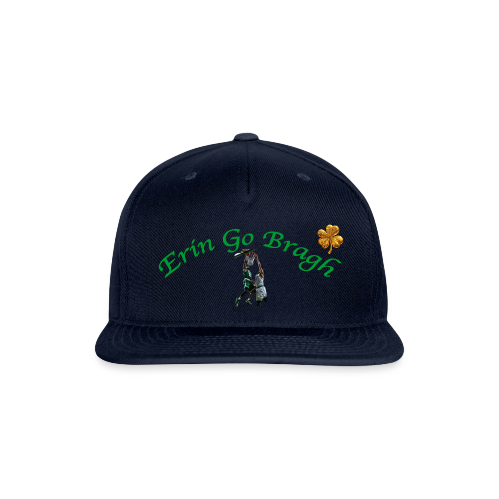 ERIN GO BRAGH GOLD Snapback Baseball Cap - navy