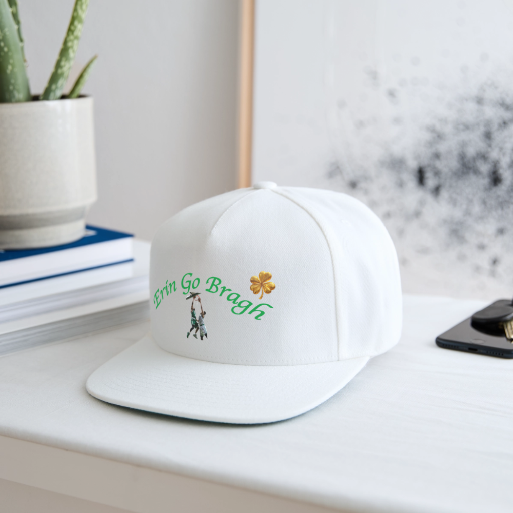 ERIN GO BRAGH GOLD Snapback Baseball Cap - white