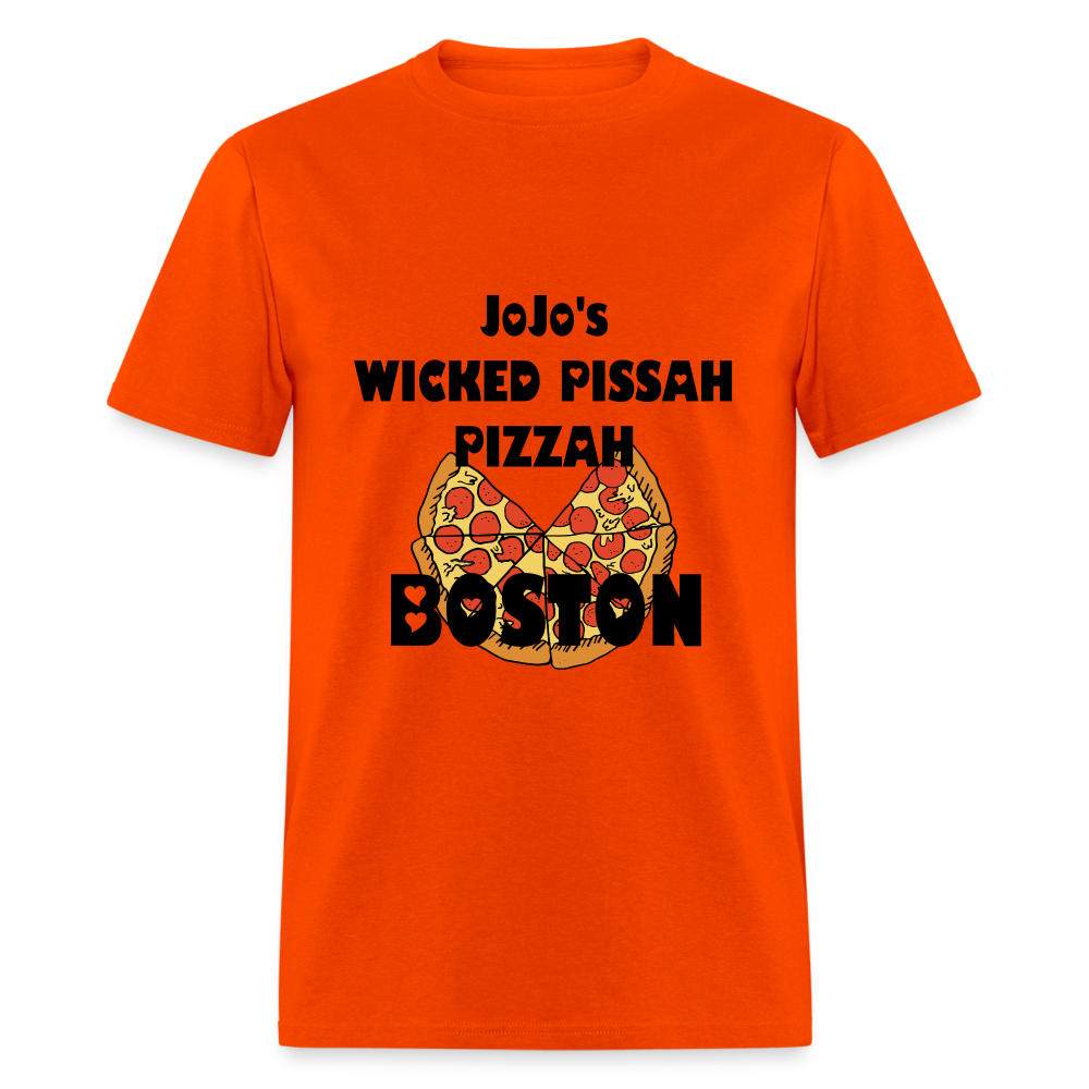 SIE CAPS JoJo's WICKED PISSAH PIZZAH BOSTON Unisex Classic T-Shirt - orange