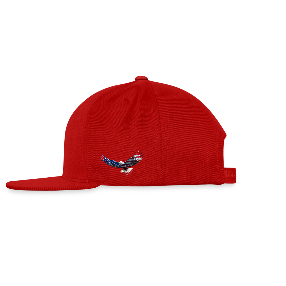 THE BOSTON / EAGLES Authentic Snapback Baseball Cap - red