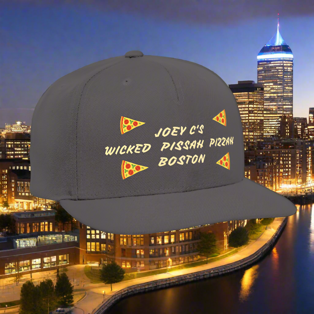 SIE CAPS WICKED PISSAH PIZZAH BOSTON Original Snapback Baseball Cap - dark grey