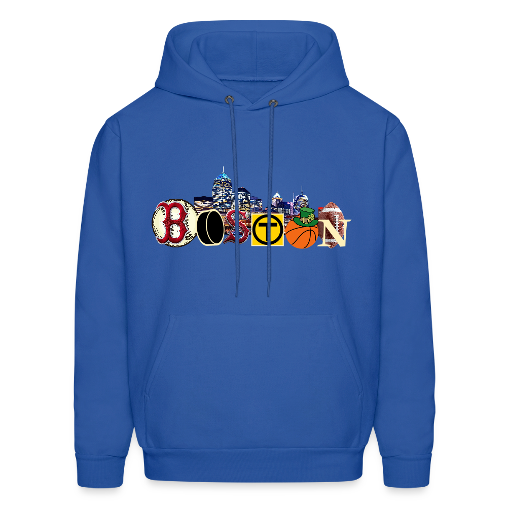BOSTON SKYLINE Haines Men's Hoodie - royal blue