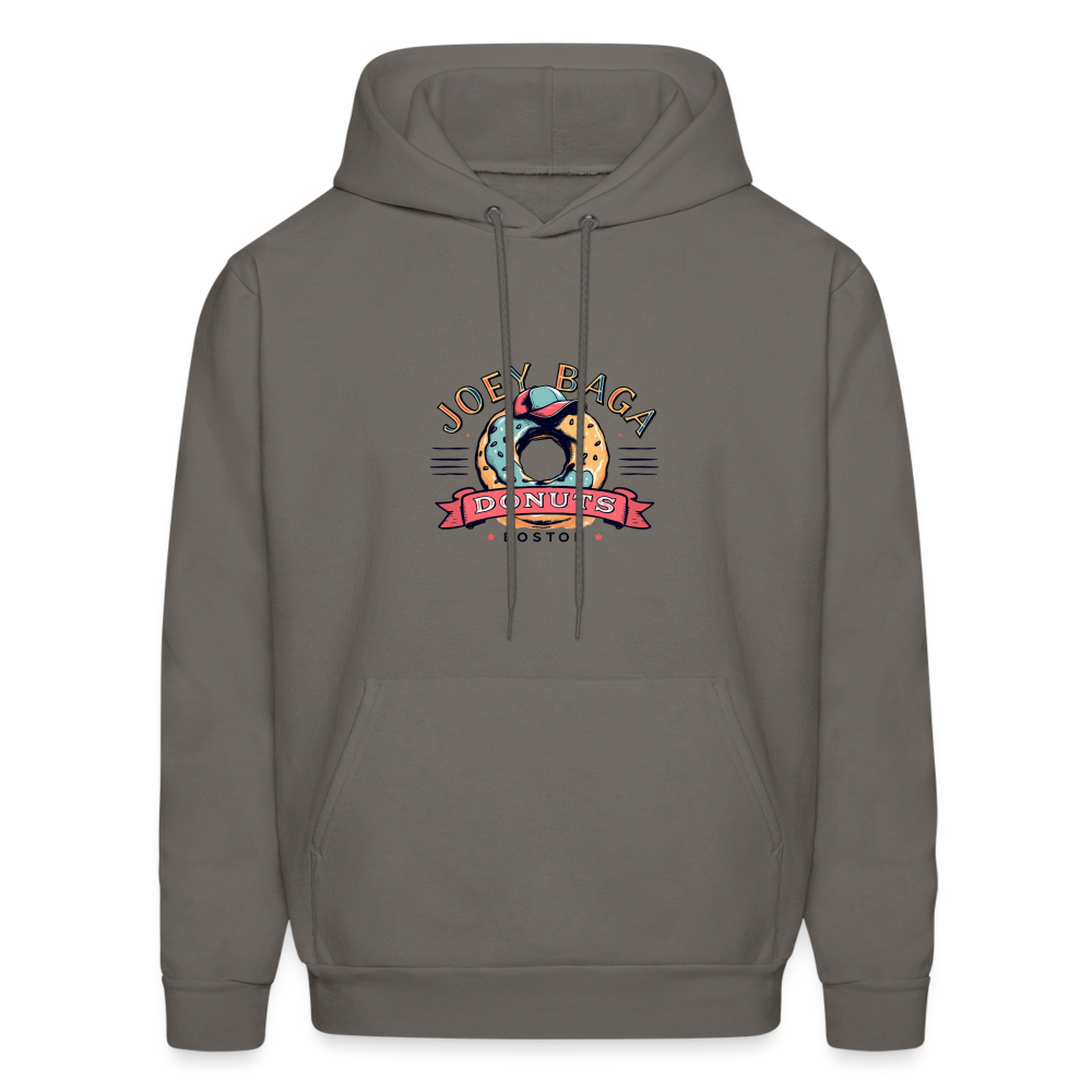 JOEY BAGA DONUTS BOSTON Men's Hoodie - asphalt gray