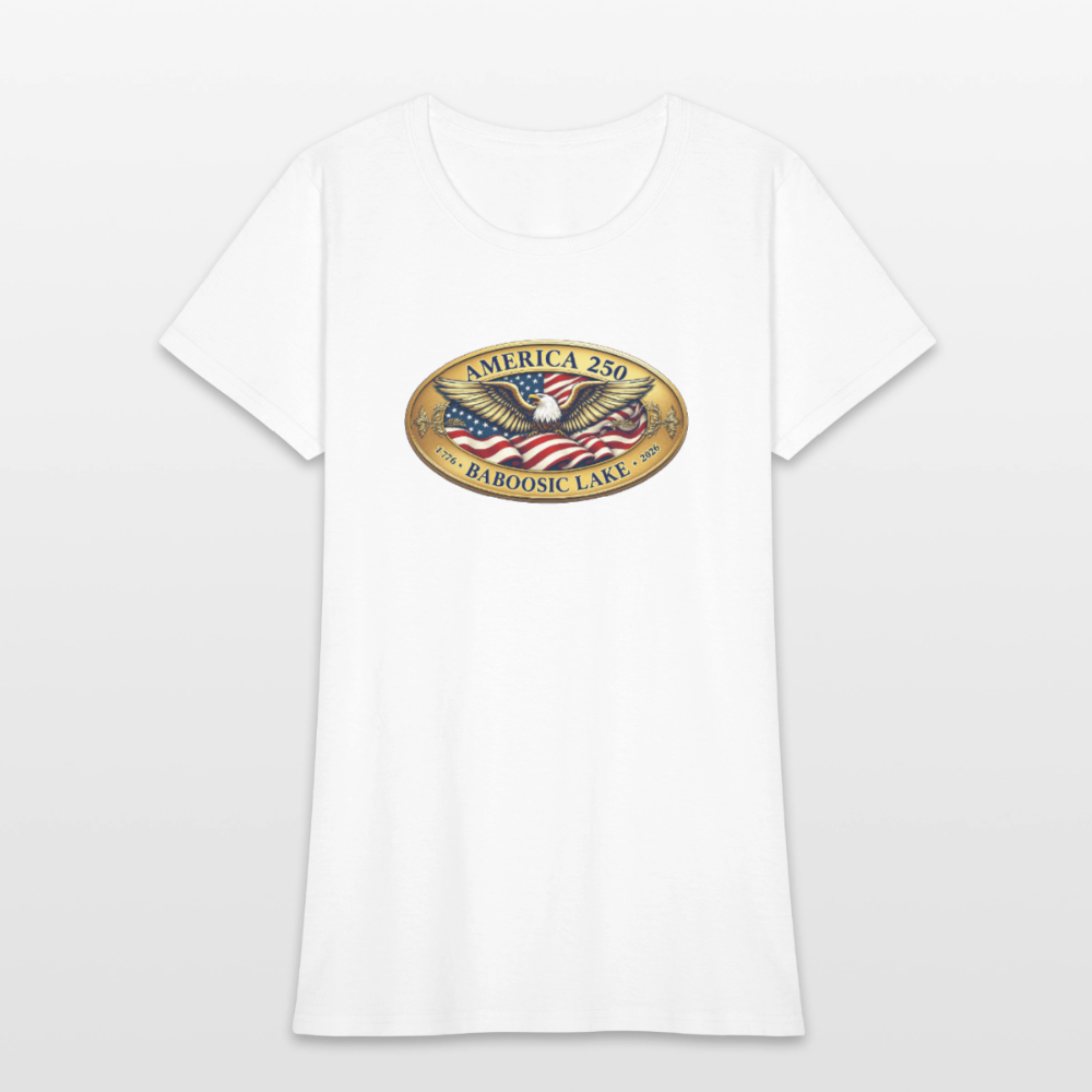 AMERICA 250 BABOOSIC LAKE AMERICA 250 Women's T-Shirt - white