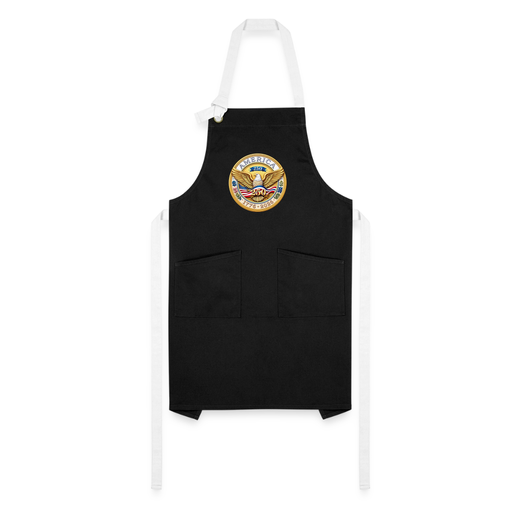 AMERICA 250 Artisan Apron - black/white