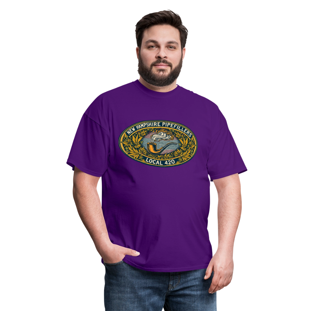NEW HAMPSHIRE PIPEFILLERS UNION LOCAL 420 Unisex Classic T-ShirtUnisex Classic T-Shirt - purple