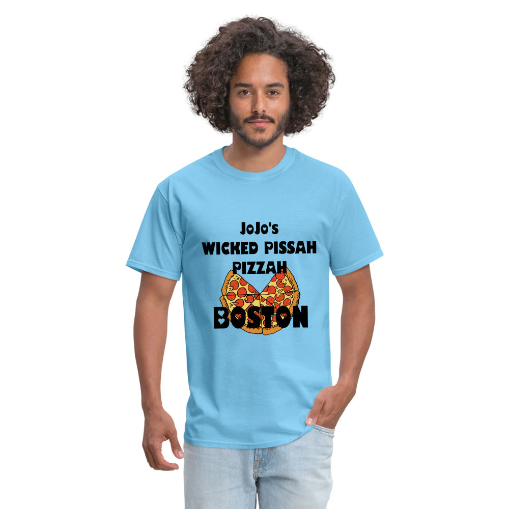 SIE CAPS JoJo's WICKED PISSAH PIZZAH BOSTON Unisex Classic T-Shirt - aquatic blue