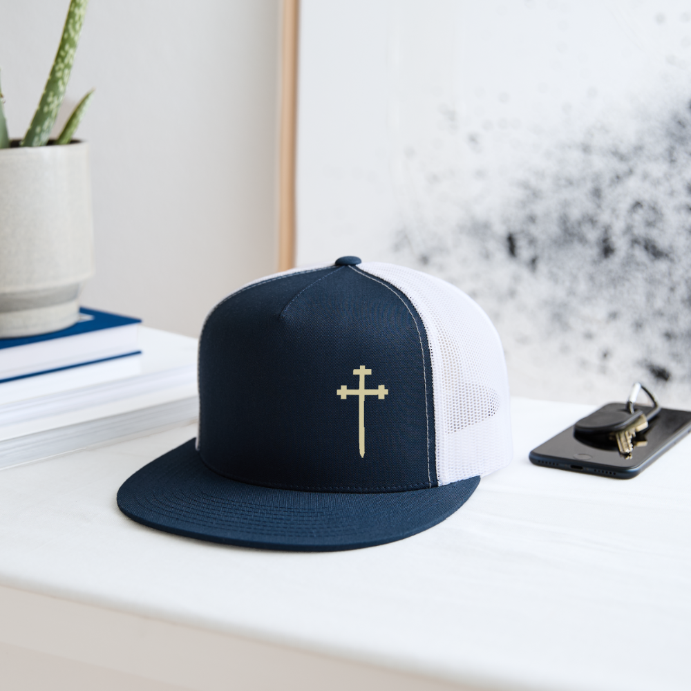 CROSS Eco Trucker Cap - navy/white