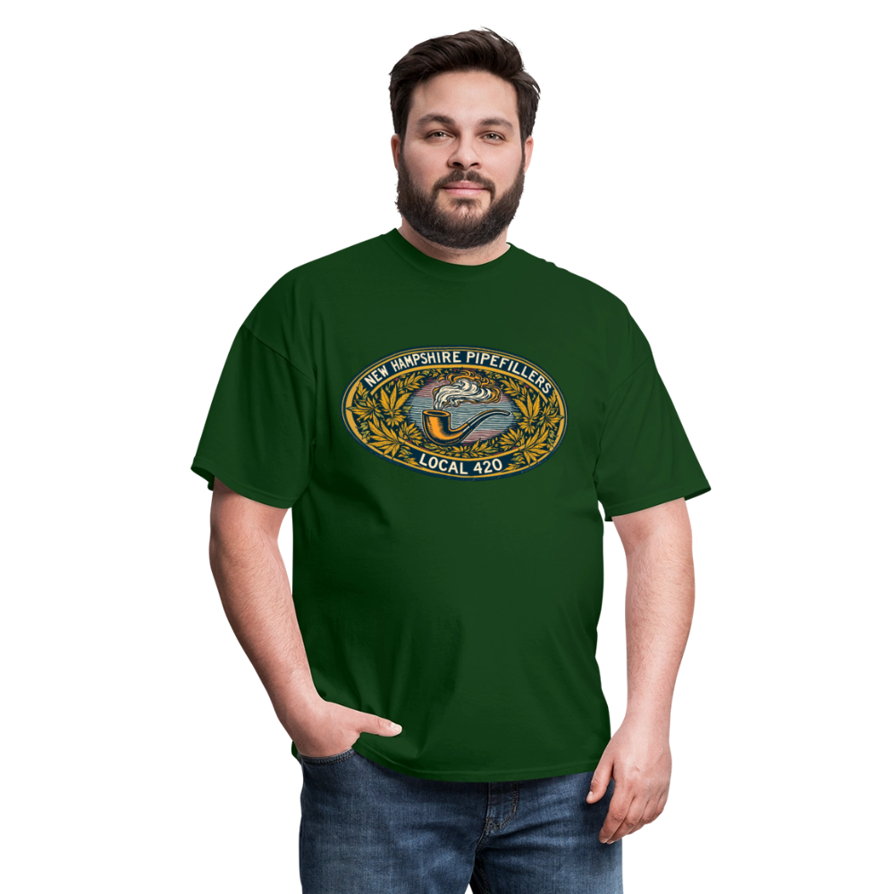 NEW HAMPSHIRE PIPEFILLERS UNION LOCAL 420 Unisex Classic T-ShirtUnisex Classic T-Shirt - forest green