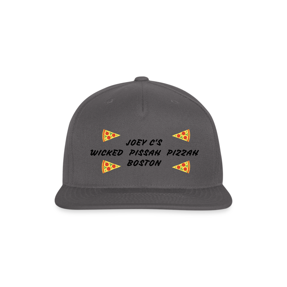 SIE CAPS WICKED PISSAH PIZZAH Original Snapback Baseball Cap - dark grey