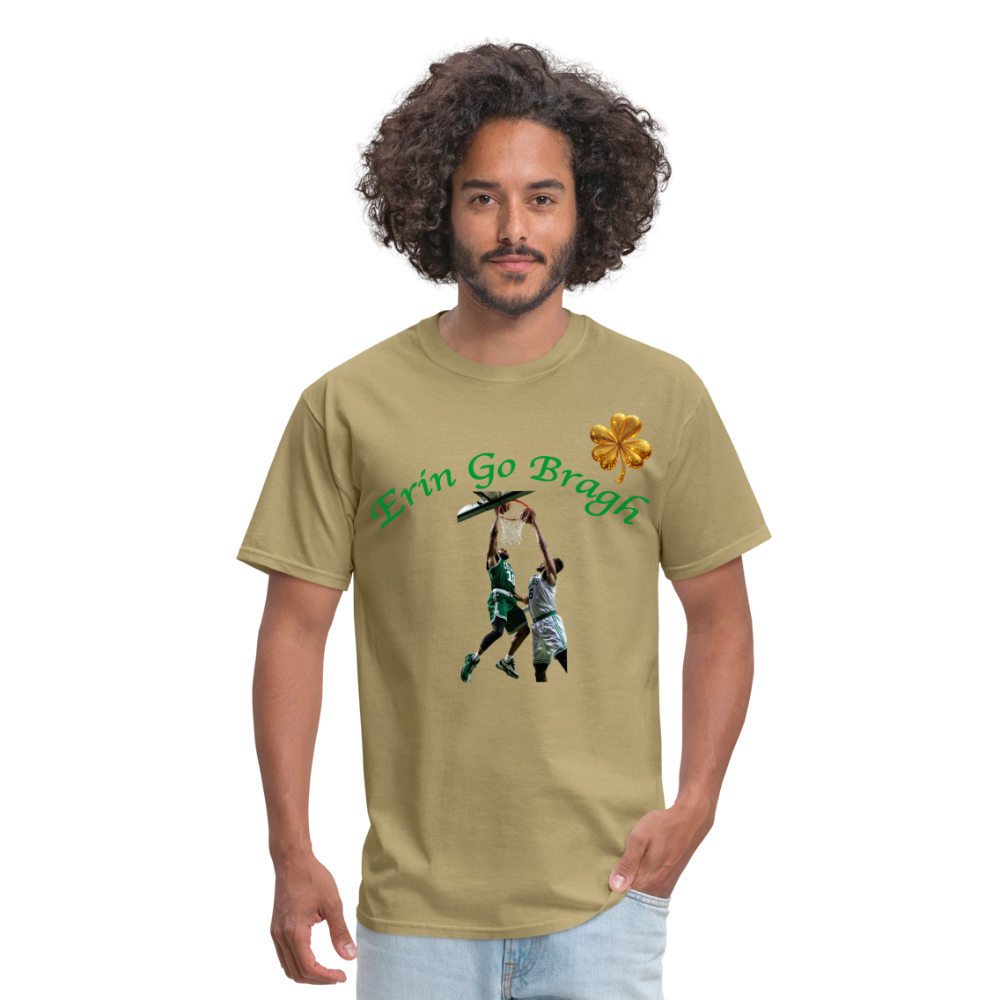 ERIN GO BRAGH BASKETBALL Unisex Classic T-Shirt - khaki