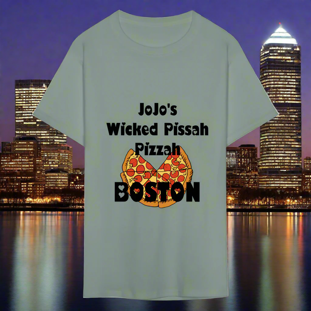 SIE CAPS JoJo's WICKED PASSAH PIZZAH BOSTON Classic T-Shirt - sage
