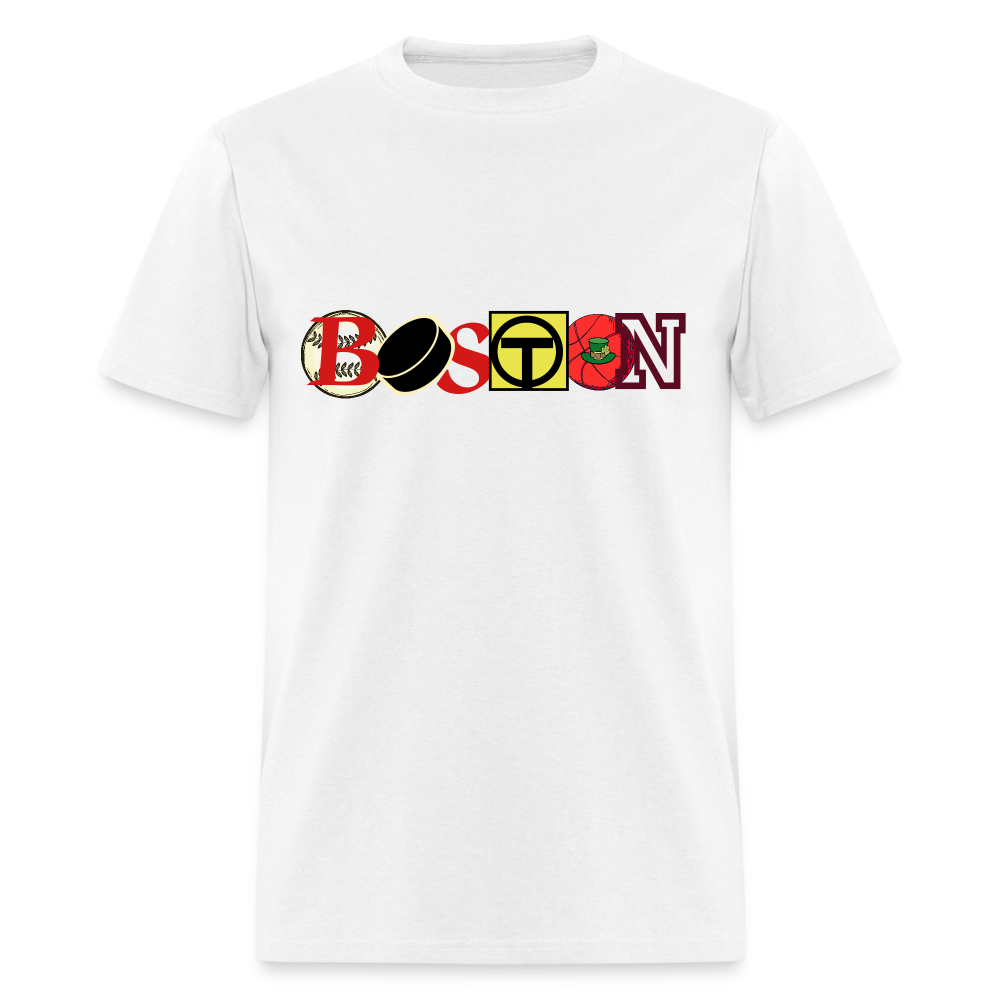 BOSTON Unisex Classic T-Shirt - white