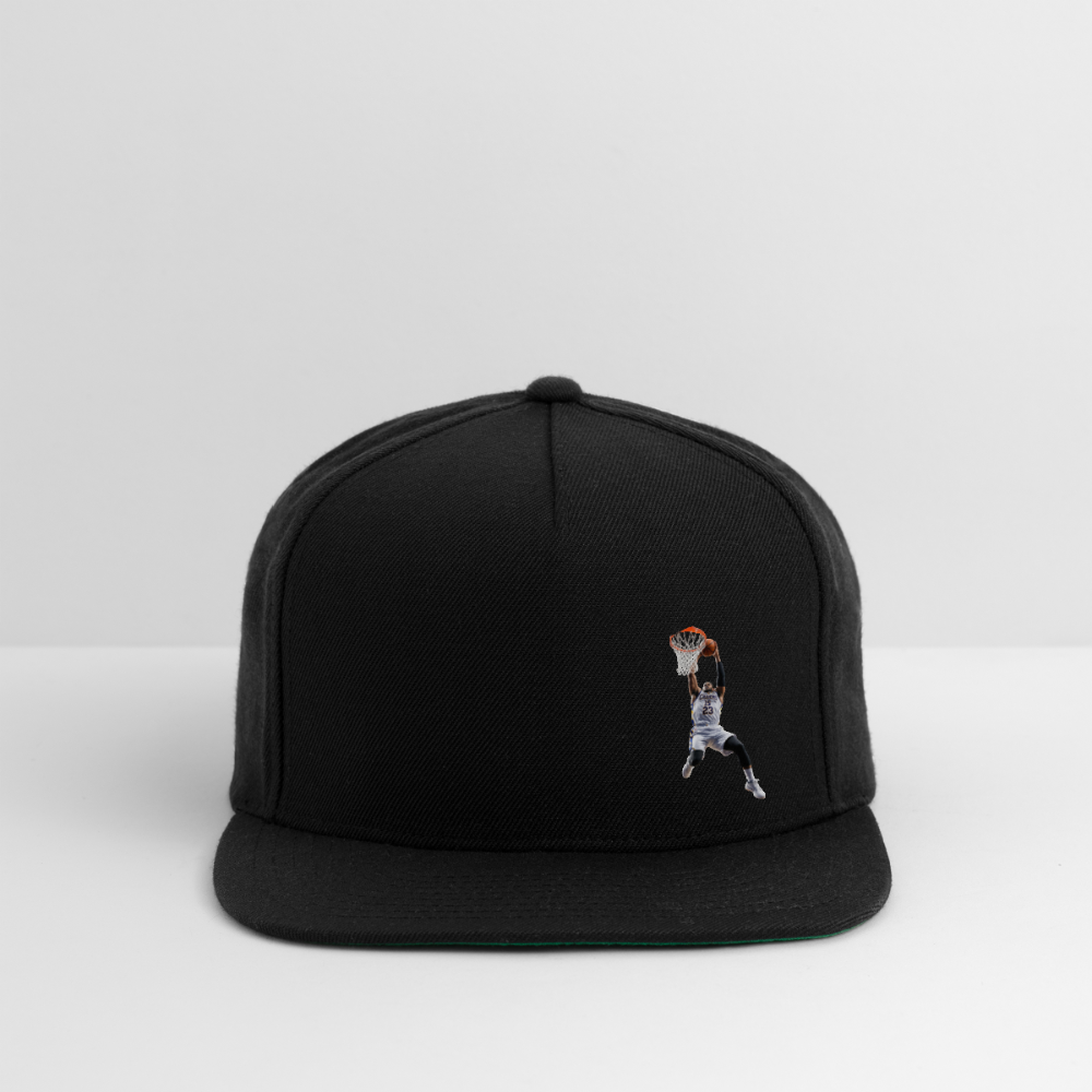 DUNK BALL Snapback Baseball Cap - black