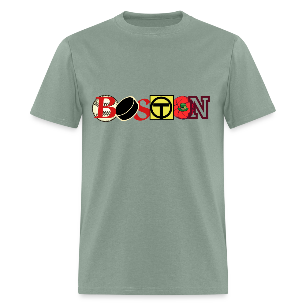 BOSTON Unisex Classic T-Shirt - sage