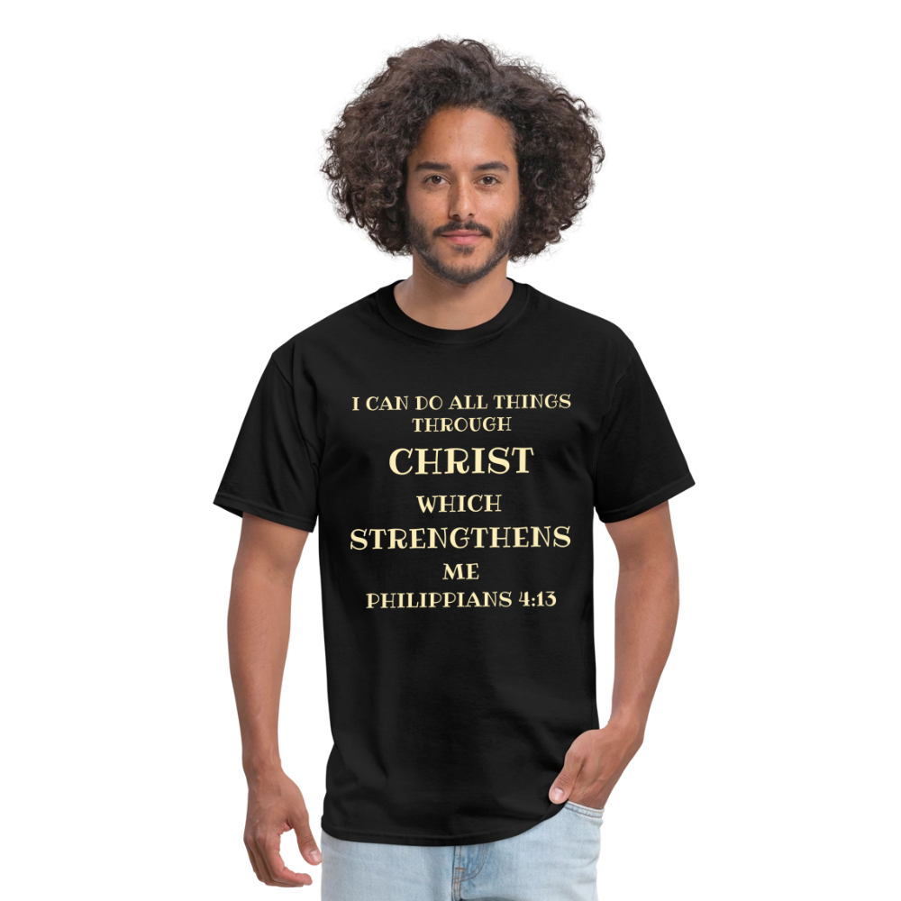 Philippians 4:13 Men's Unisex Classic T-Shirt - black