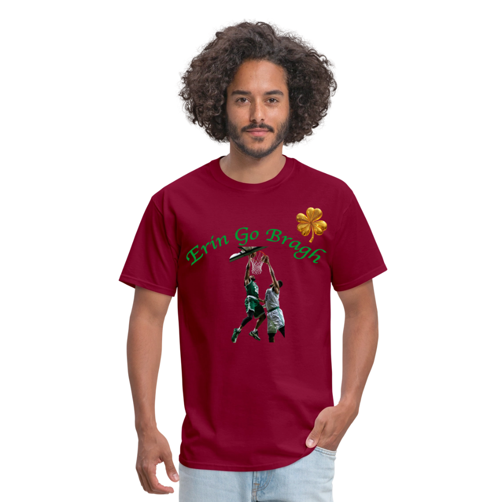 ERIN GO BRAGH BASKETBALL Unisex Classic T-Shirt - burgundy