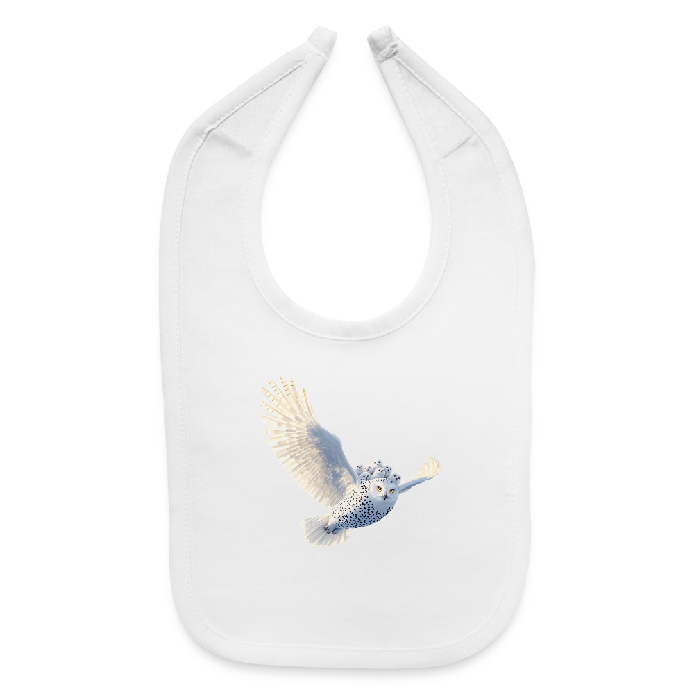 HOOTIE Baby Bib - white