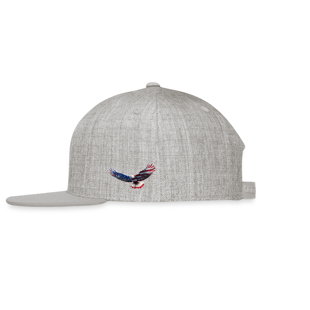 THE BOSTON / EAGLES Authentic Snapback Baseball Cap - heather gray