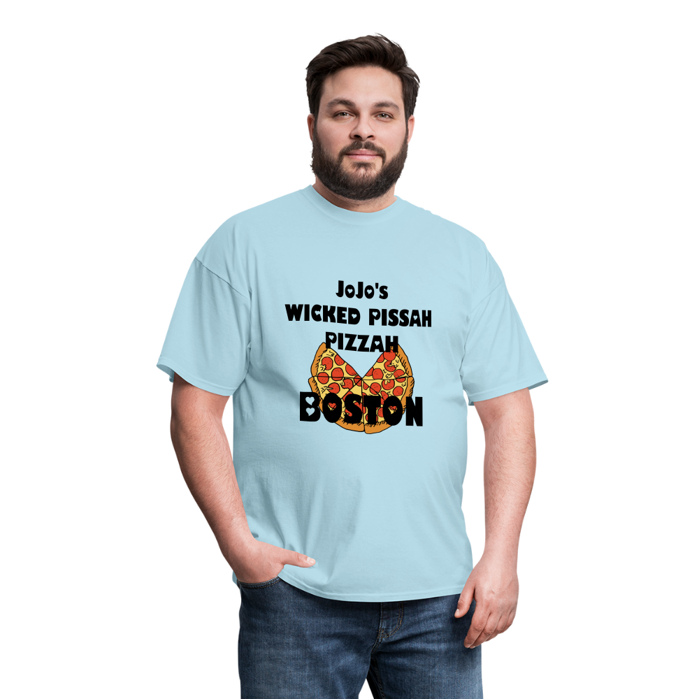 SIE CAPS JoJo's WICKED PISSAH PIZZAH BOSTON Unisex Classic T-Shirt - powder blue
