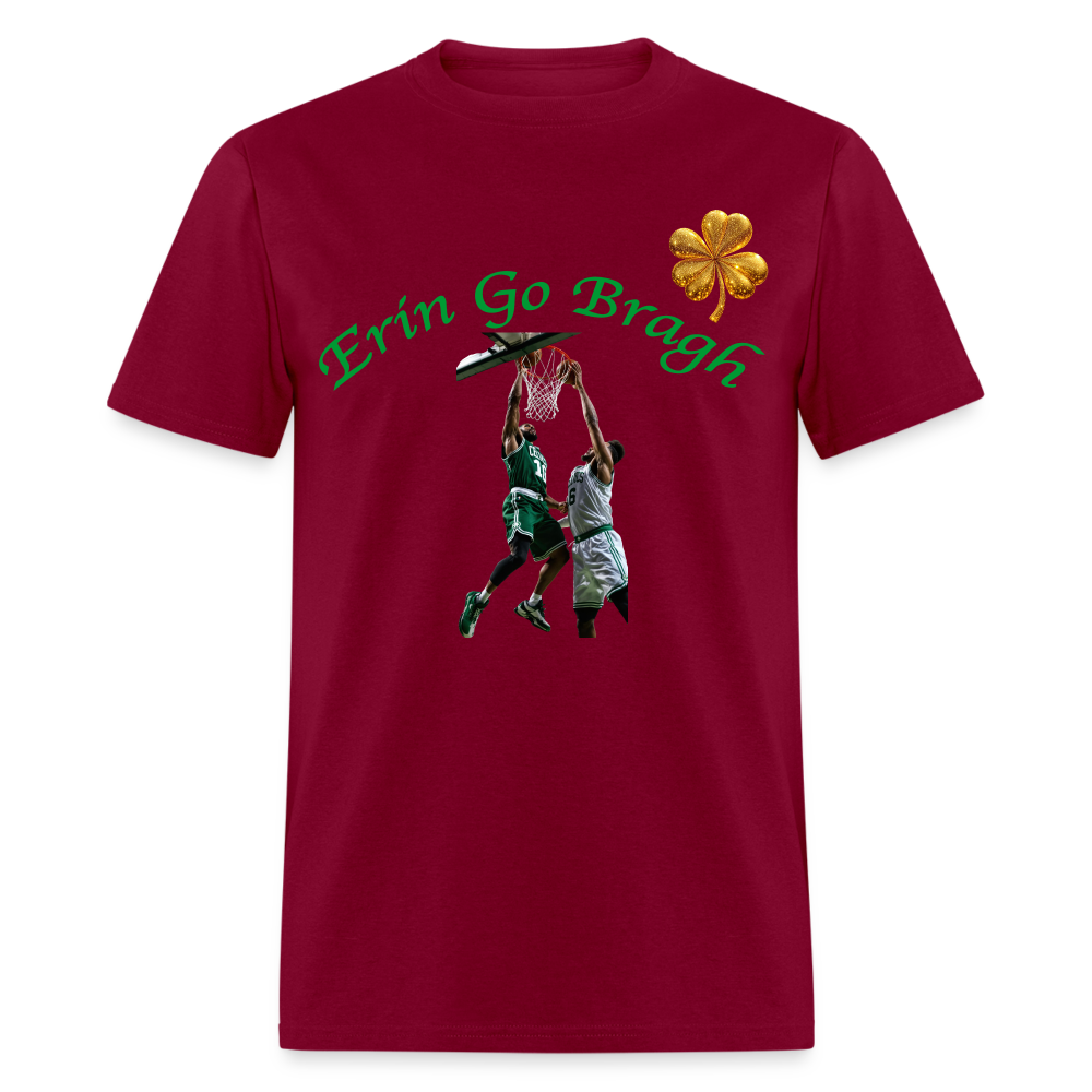 ERIN GO BRAGH BASKETBALL Unisex Classic T-Shirt - burgundy