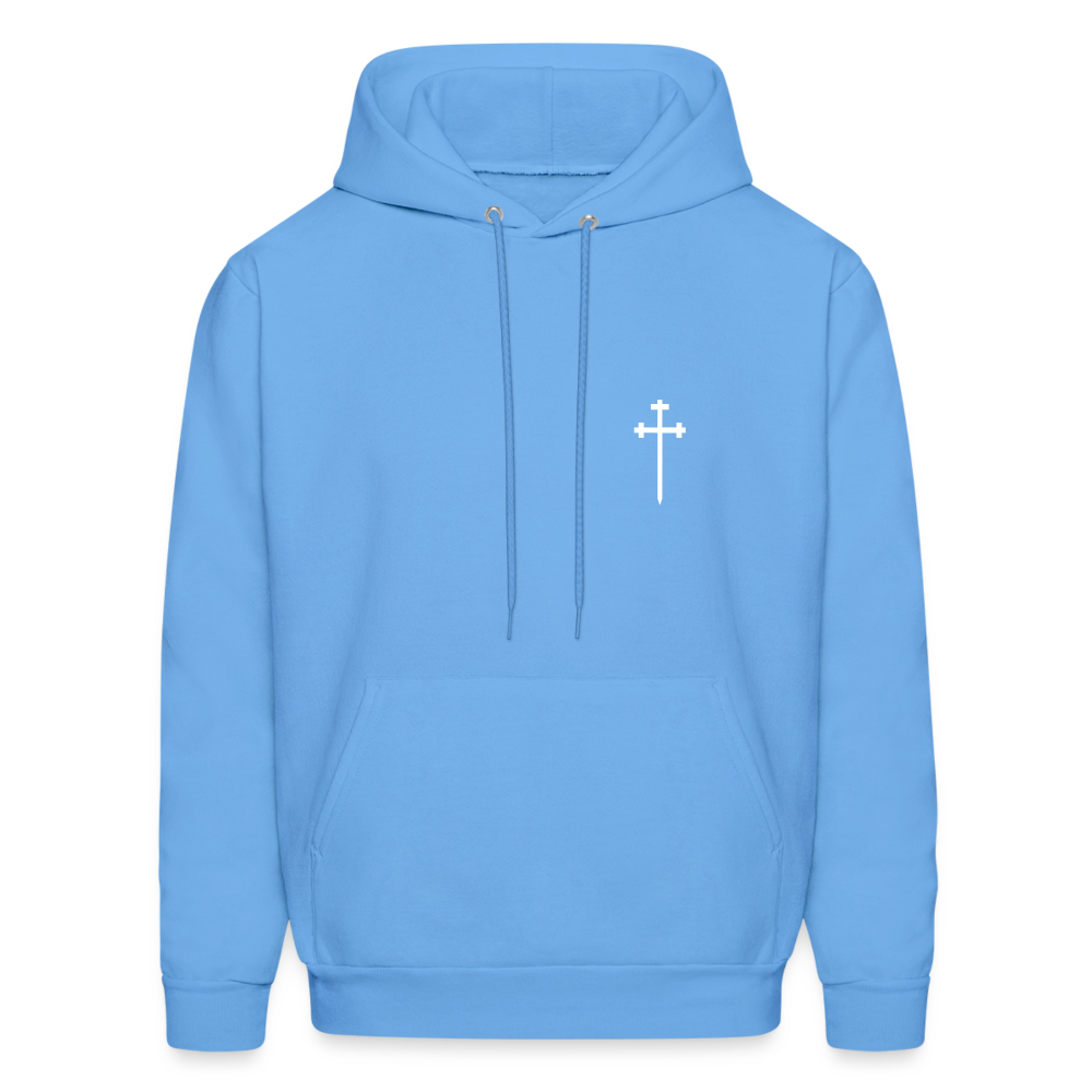 CROSS Men's Hoodie - carolina blue