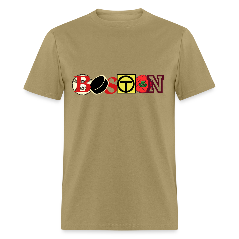 BOSTON Unisex Classic T-Shirt - khaki