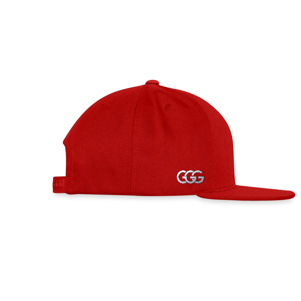 GGG TM LOGO 3 Snapback Baseball Cap - red