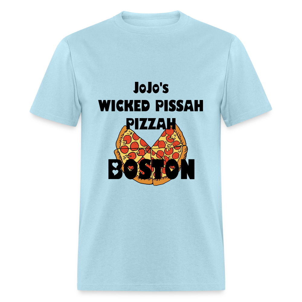 SIE CAPS JoJo's WICKED PISSAH PIZZAH BOSTON Unisex Classic T-Shirt - powder blue