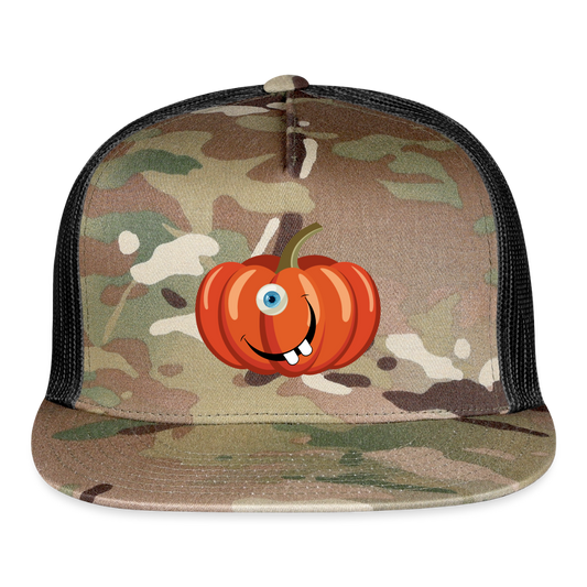 SIE CAPS WHATEVER CHUCKS YOUR PUMPKIN Trucker Cap Trucker Cap - MultiCam\black