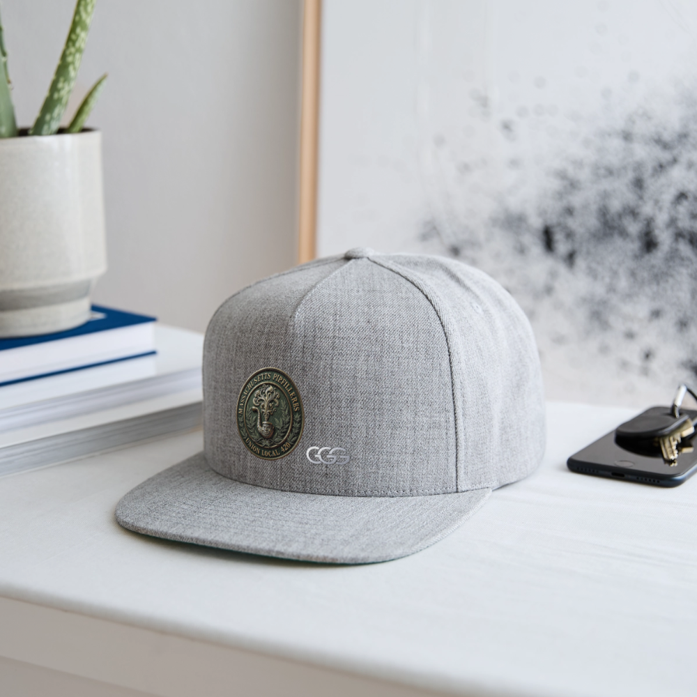 MASS PIEFILLERS UNION 420 Snapback Baseball Cap - heather gray